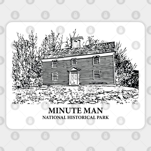 Minute Man National Historical Park Magnet by Lakeric